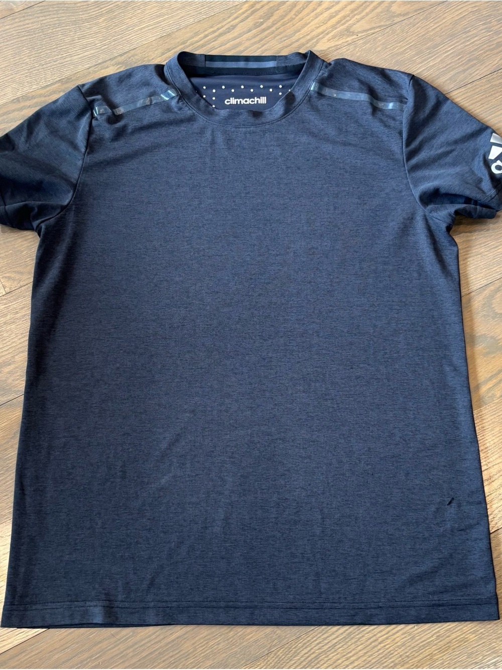 adidas Men's Slate Gray Short-Sleeve Climacool Tee